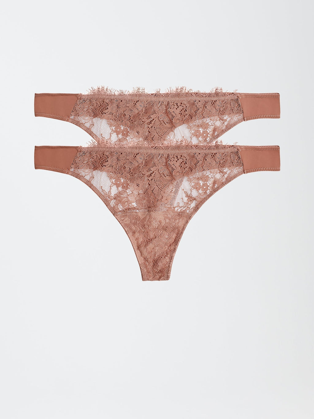 Entice Front Lace Thong 2-Pack