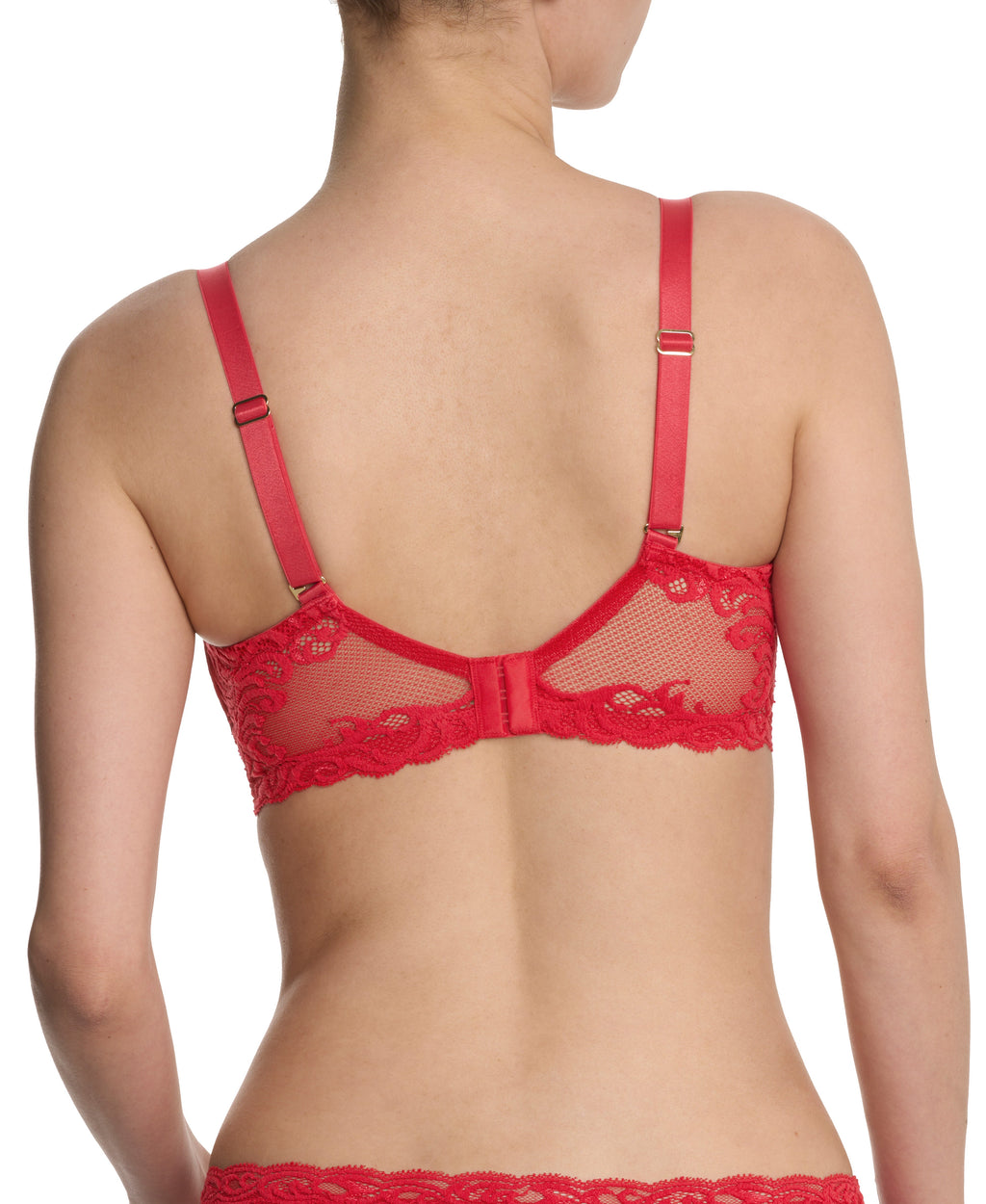Feathers Lace Full Figure Plunge T-Shirt Bra