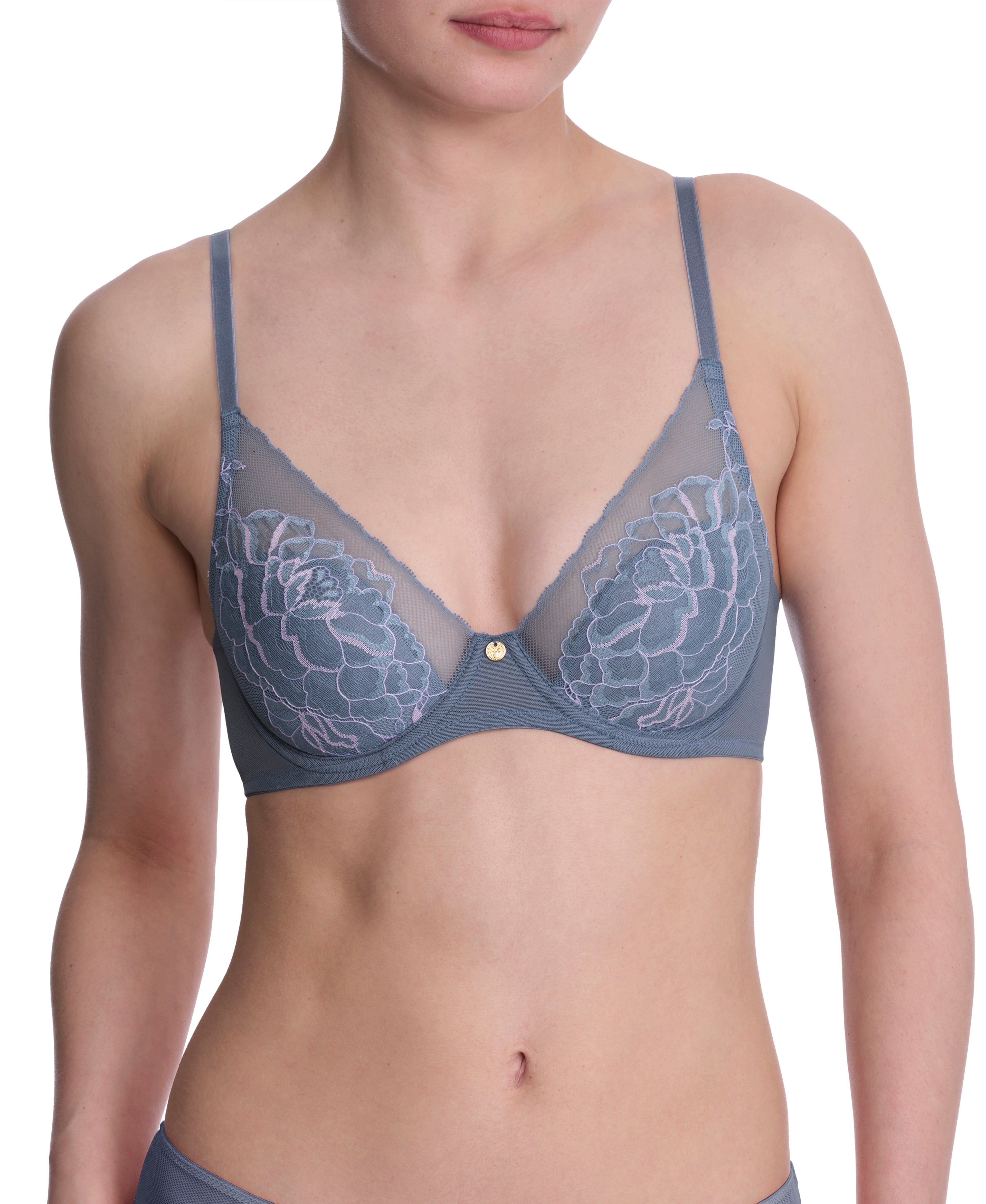 Flora Lace Plunge T-Shirt Bra