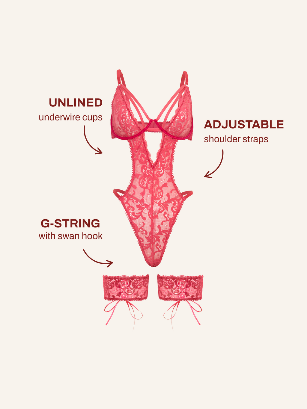 Genesis Lace Teddy