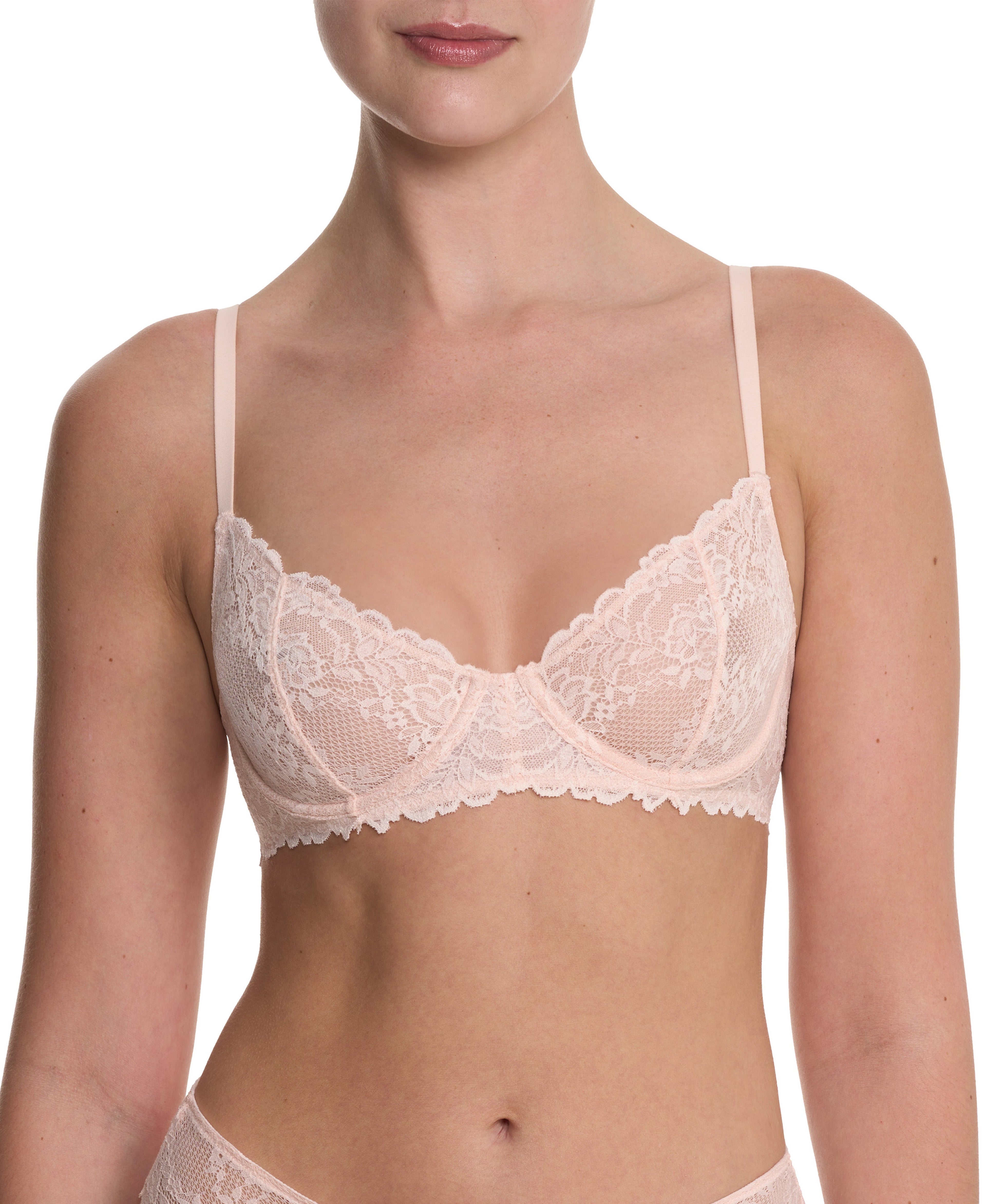 Heavenly Stretch Lace Balconette Bra