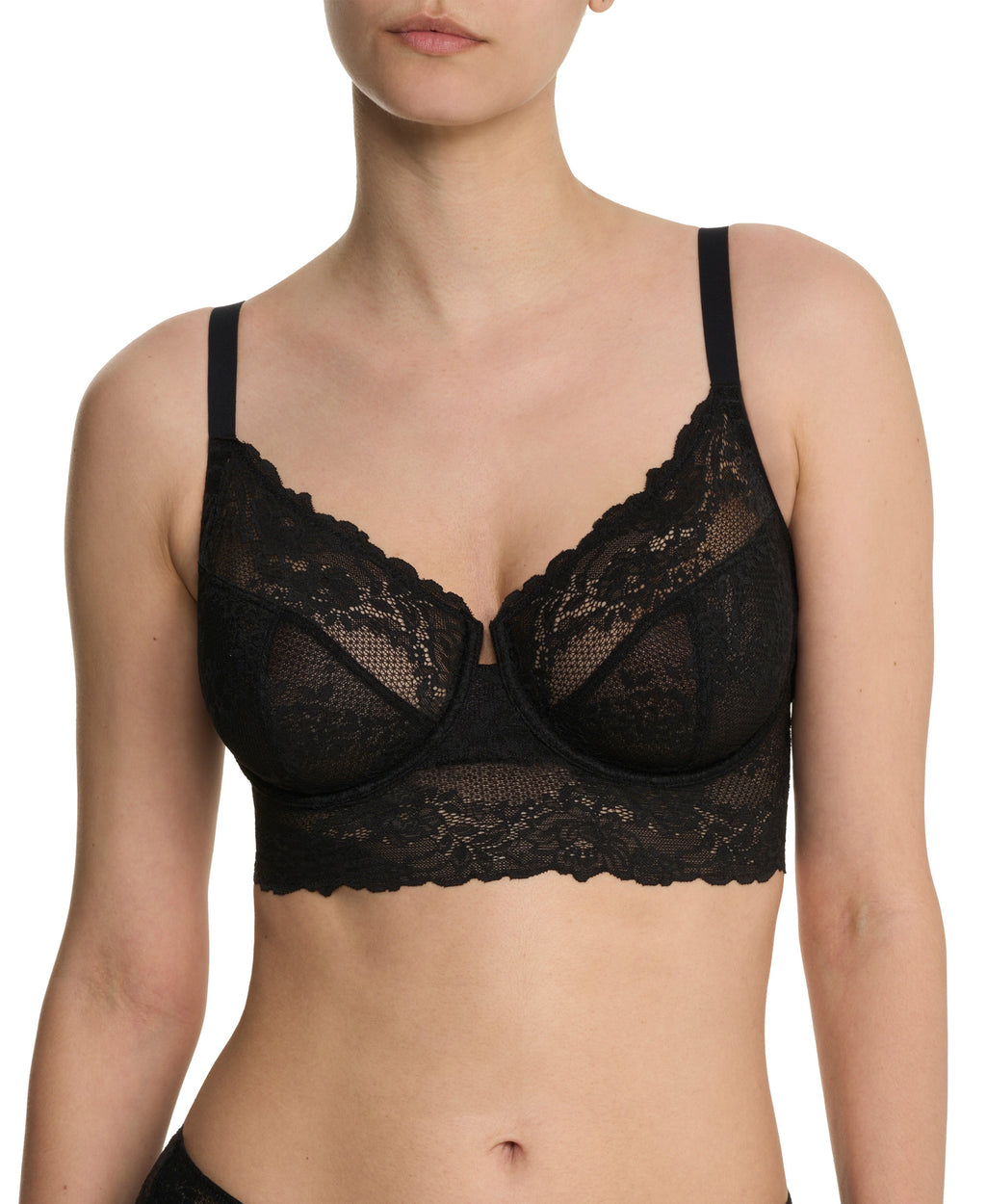 Heavenly Full Coverage Longline Lace Underwire Bra