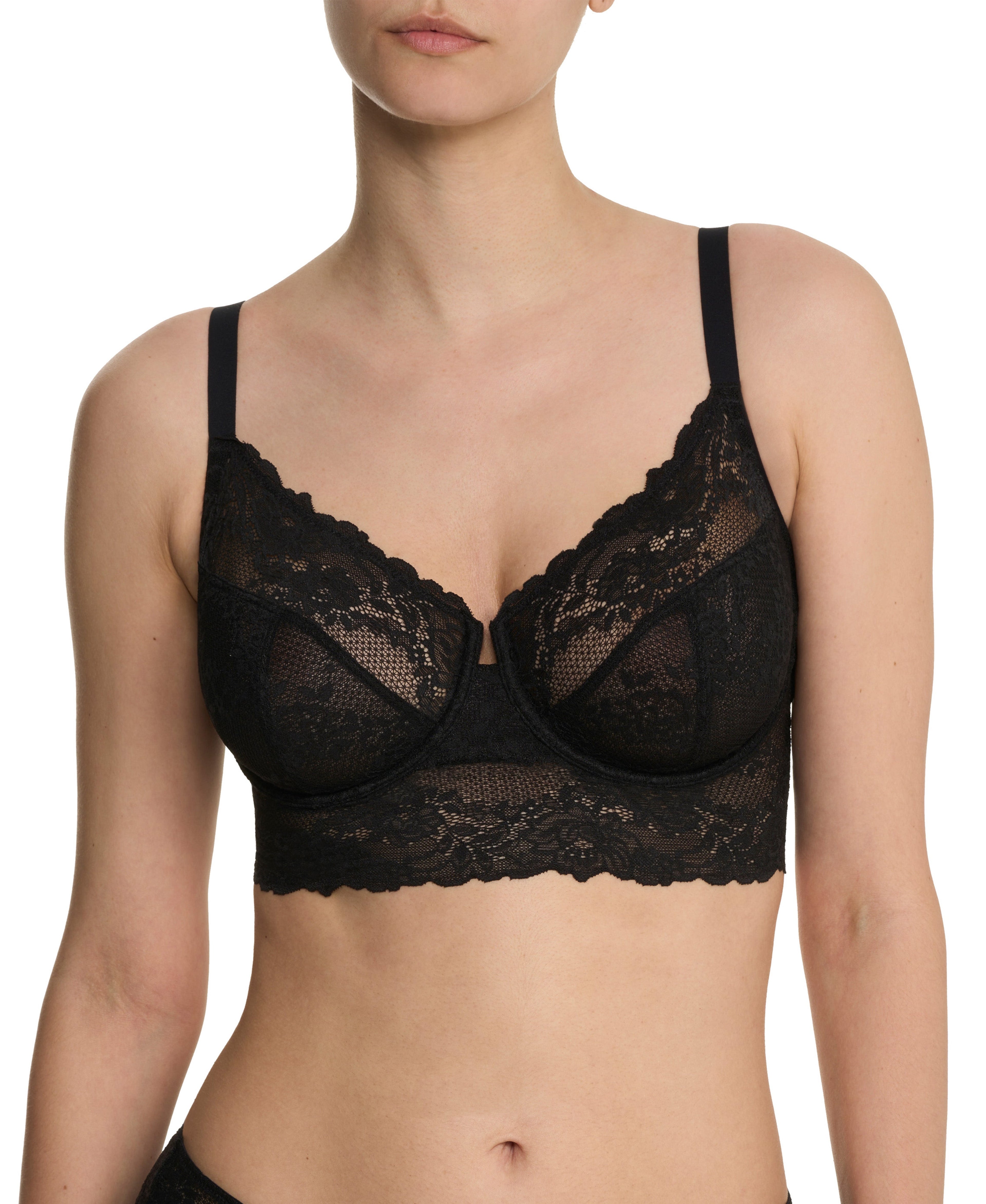 Heavenly Full Coverage Longline Lace Underwire Bra