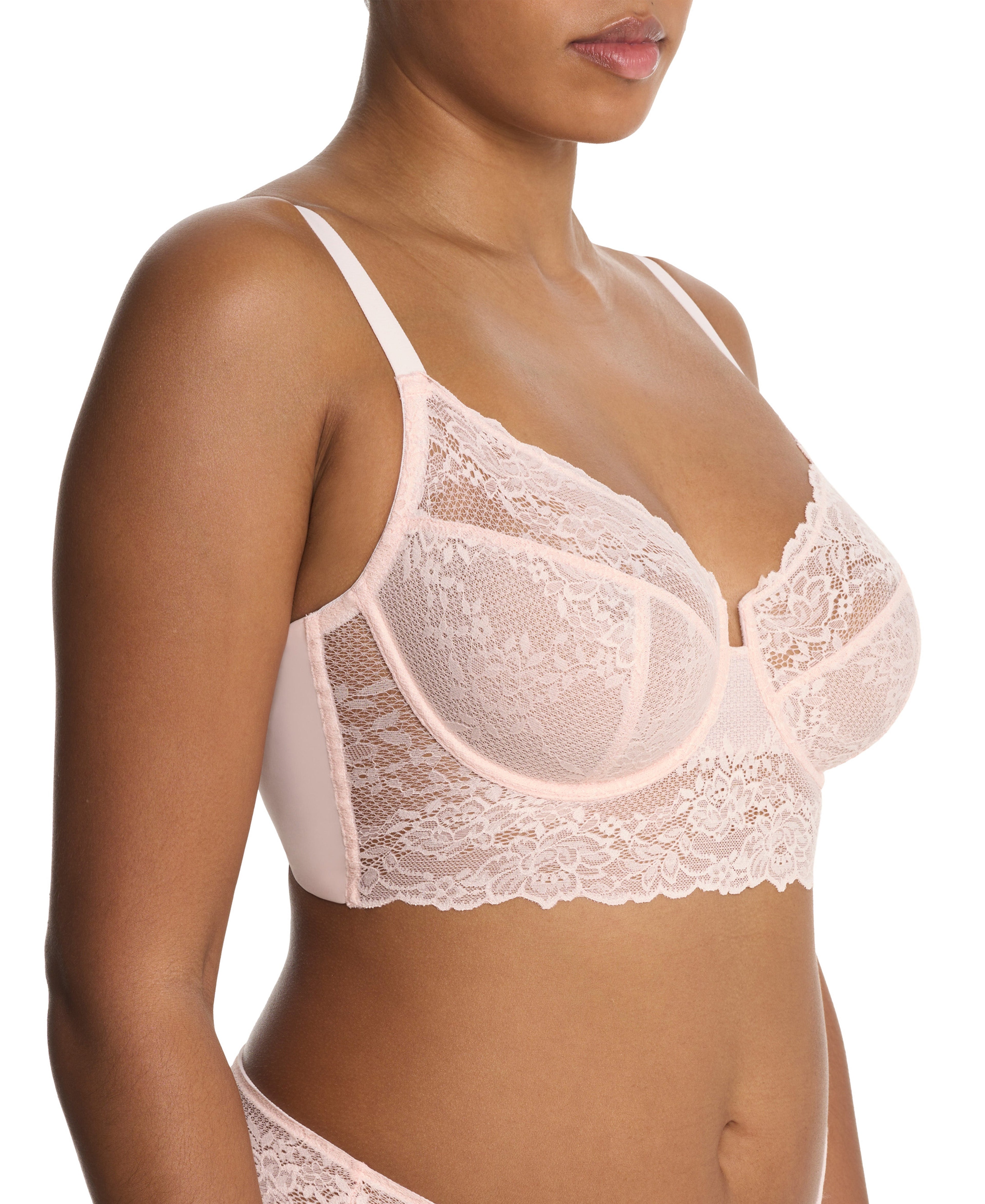 Heavenly Full Coverage Longline Lace Underwire Bra