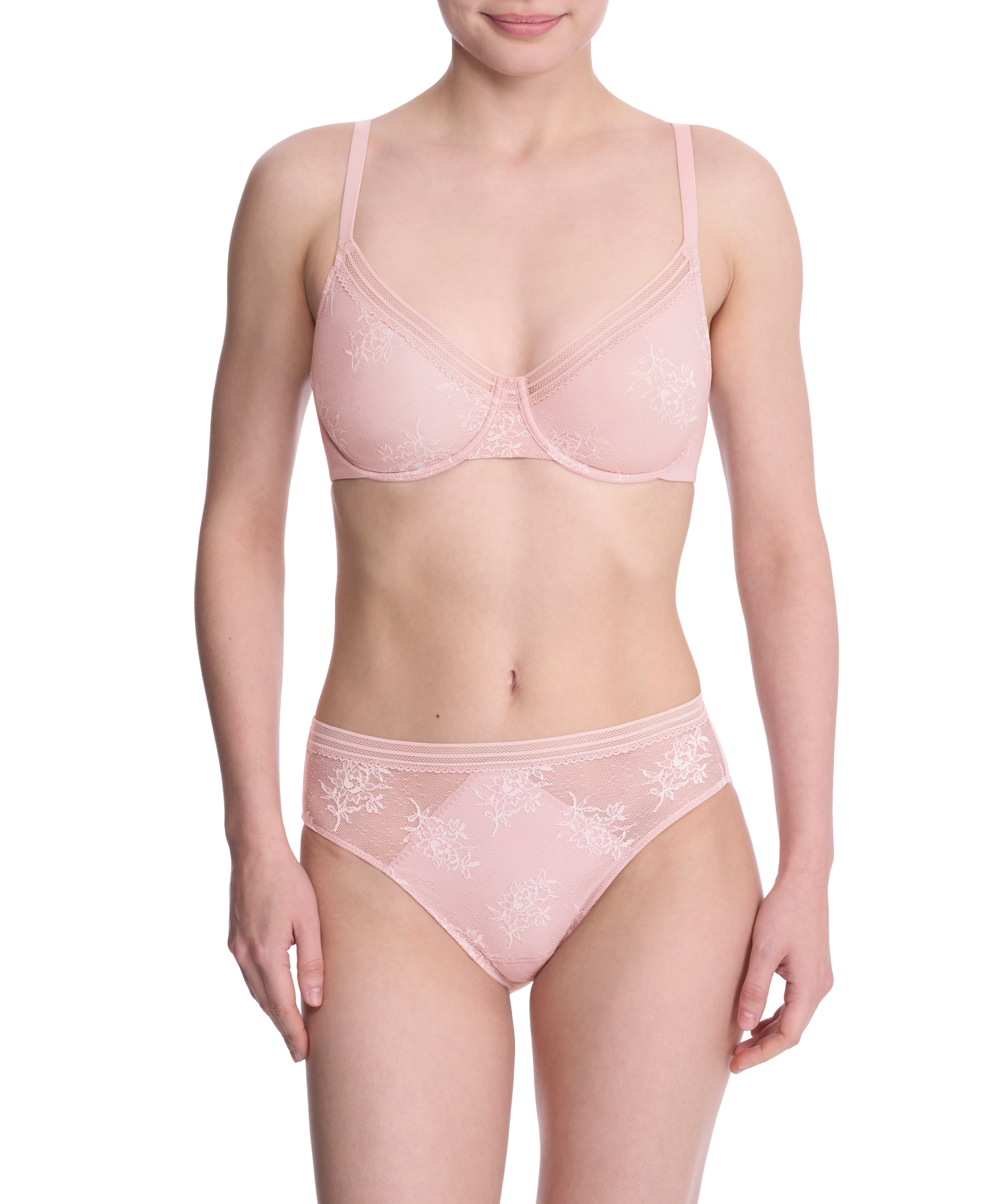 Love Lace Unlined Back Smoothing T-Shirt Bra
