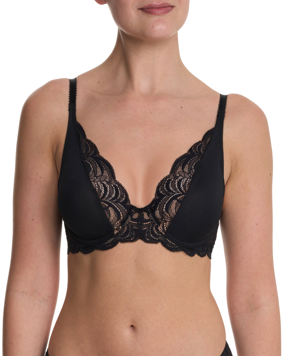 Persuasion Lace Convertible Plunge T-Shirt Bra