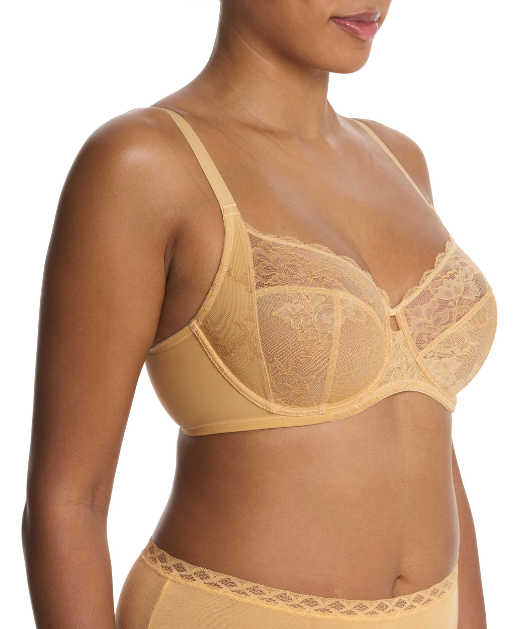 Statement Lace Side Support Bra