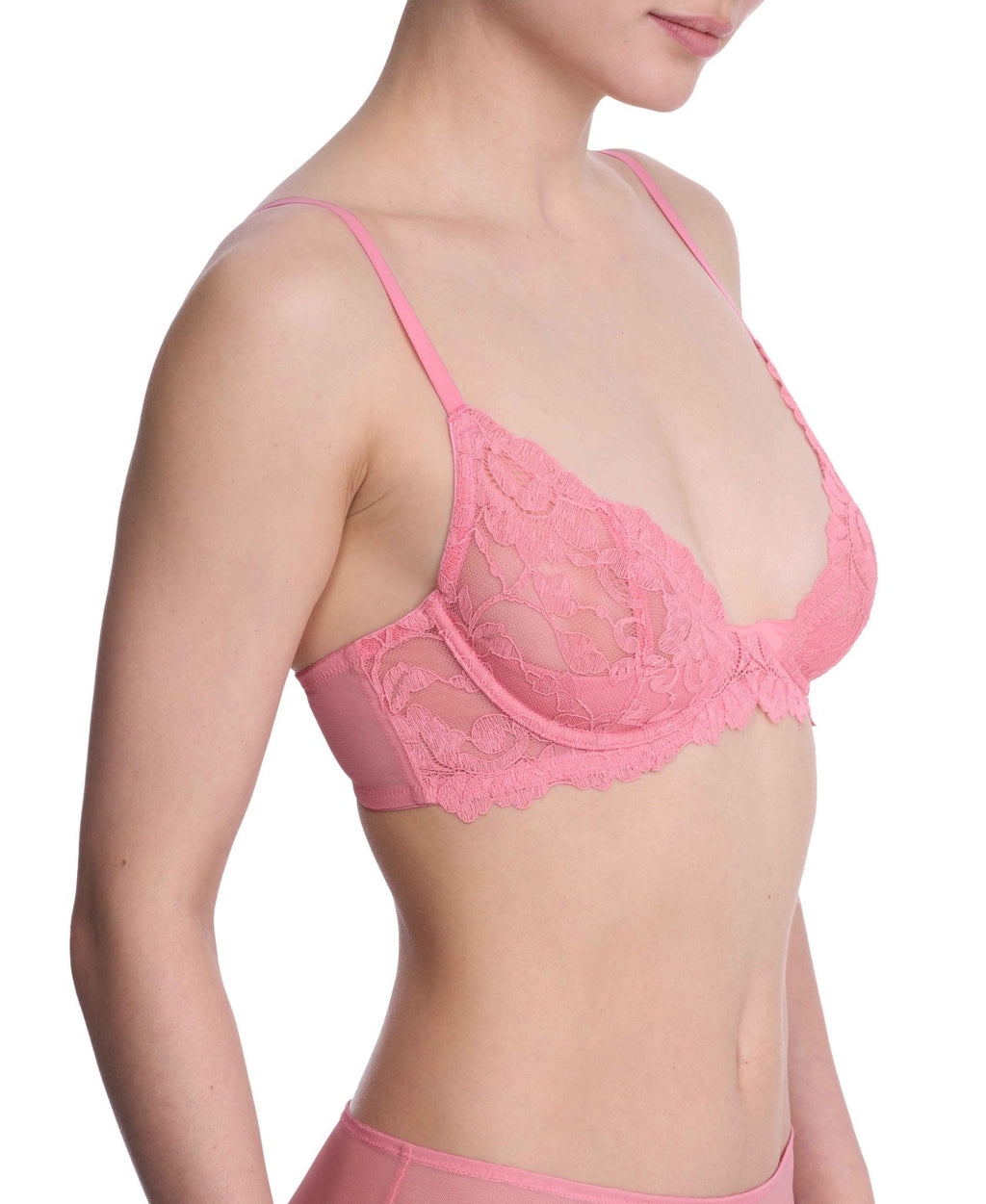 Peony Lace Demi Unlined Underwire Bra