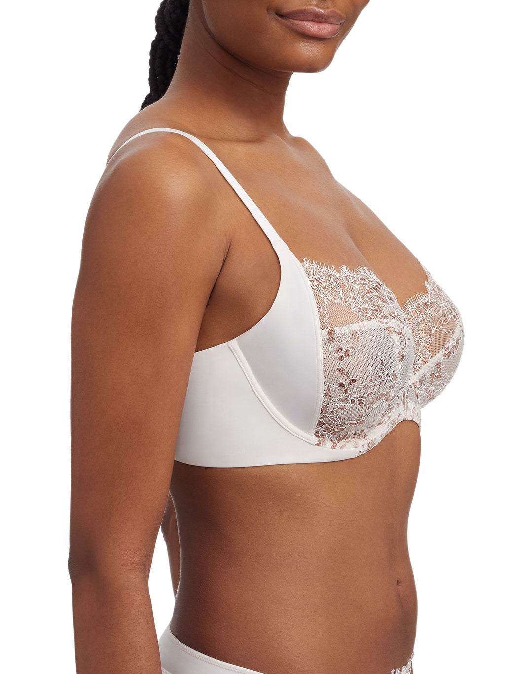 Entice Lace Full Coverage Side Support Underwire Bra