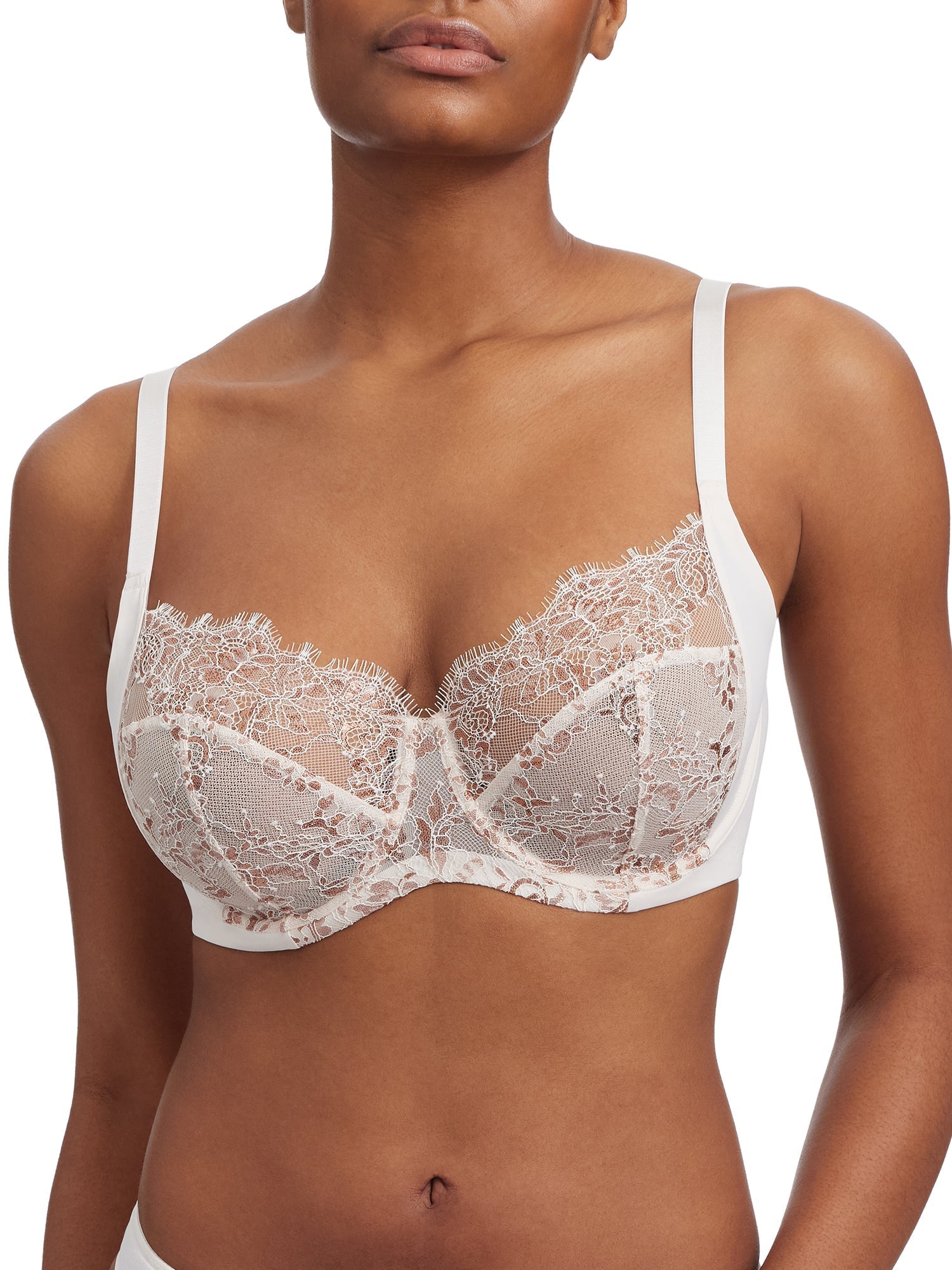 Entice Lace Full Coverage Side Support Underwire Bra